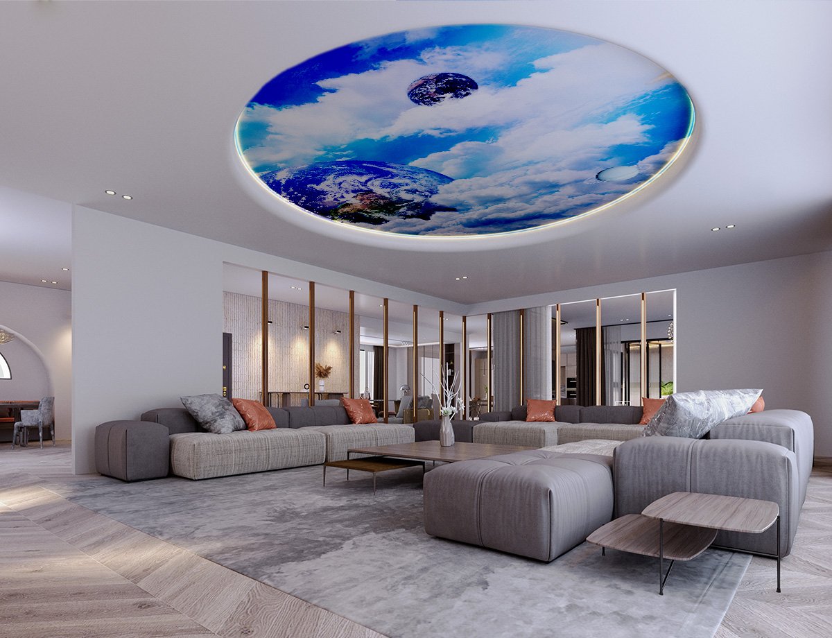 Decorative Ceiling Wallpaper